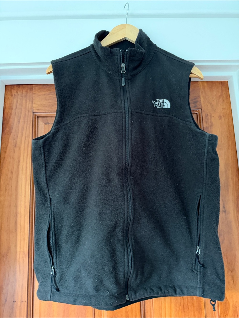 The North Face Black Fleece Vest - Full Zip Lightweight Layer